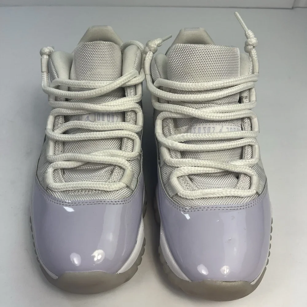 Air Jordan 11 Retro Low Women's 8.5 Pure Violet White Shoes Sneakers AH7860-101